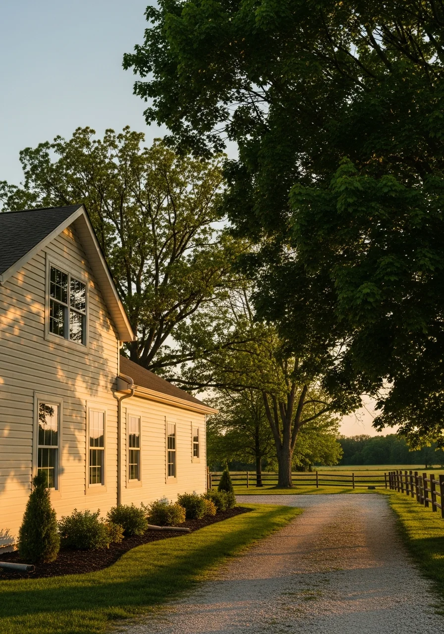 Modern home exterior with new windows and siding installation in Boone County