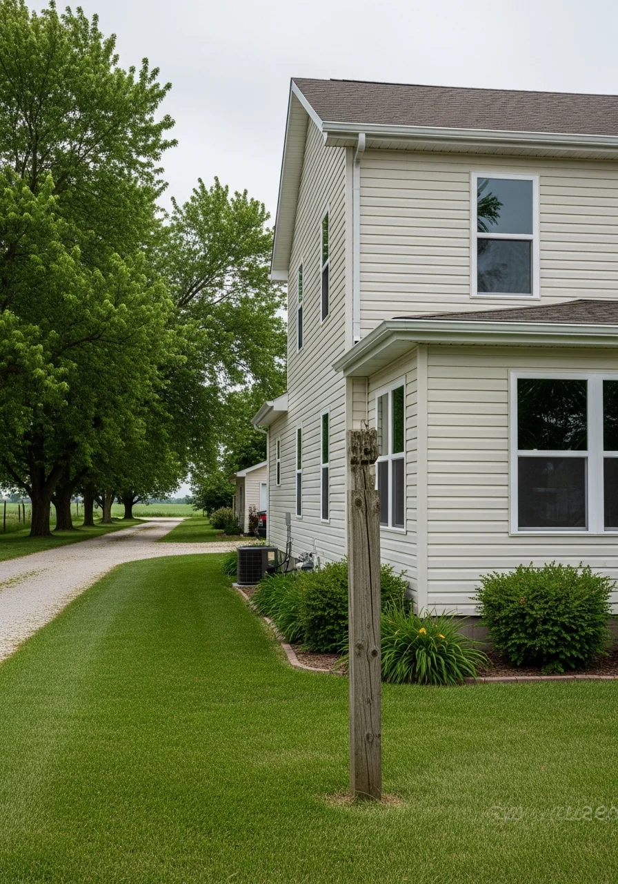 Modern home exterior with new replacement windows and vinyl siding in Montgomery County